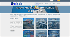 Desktop Screenshot of infoexim.com